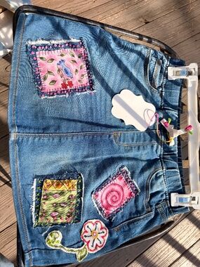 Upscaled denim girls short skirt. Size XL  teen. GAP